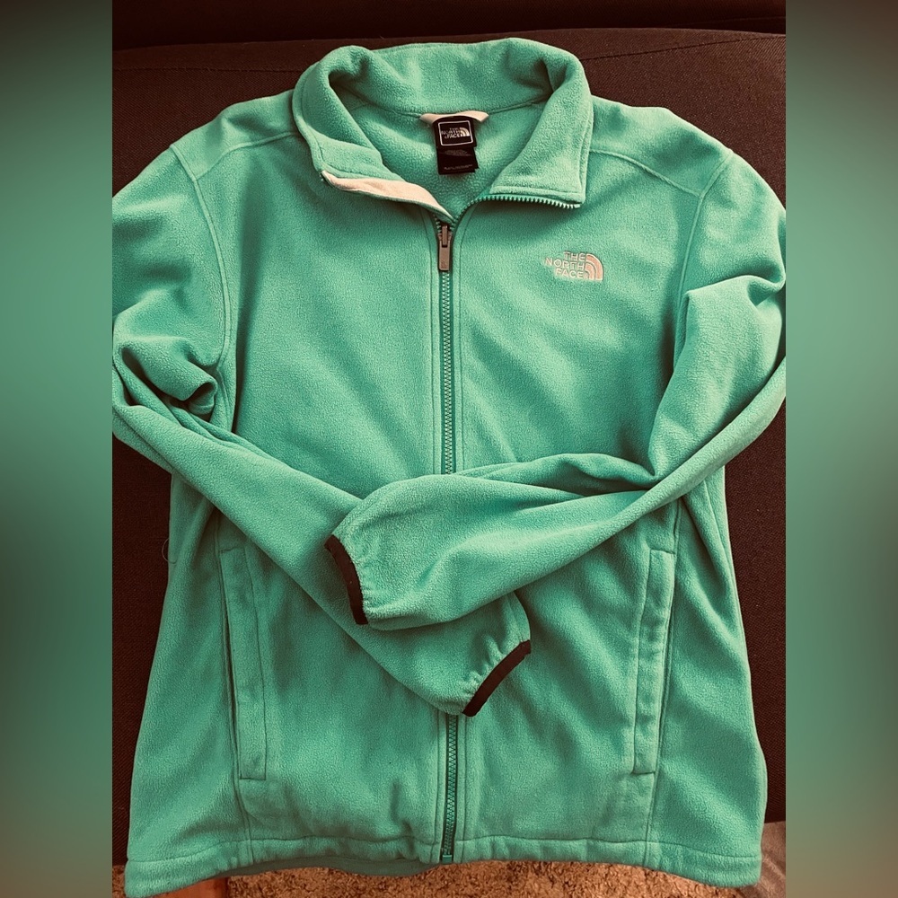 Full-Zip Jacket The North Face Green Torquoise